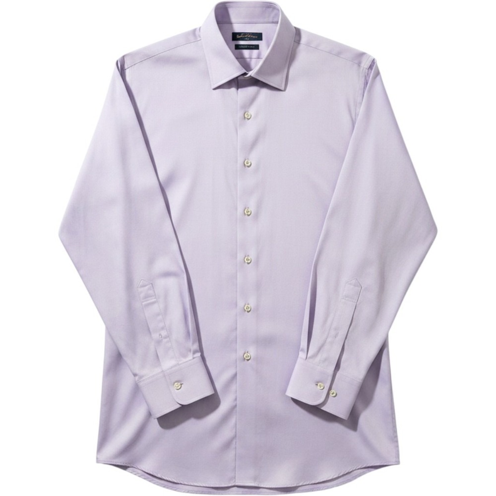 Brooks Brothers Madison Non-Iron Supima Cotton Shirt 17-34 Lavender Purple Mens